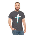 Christian Cross T-Shirt — “Ask Me About Jesus” Faith Tee