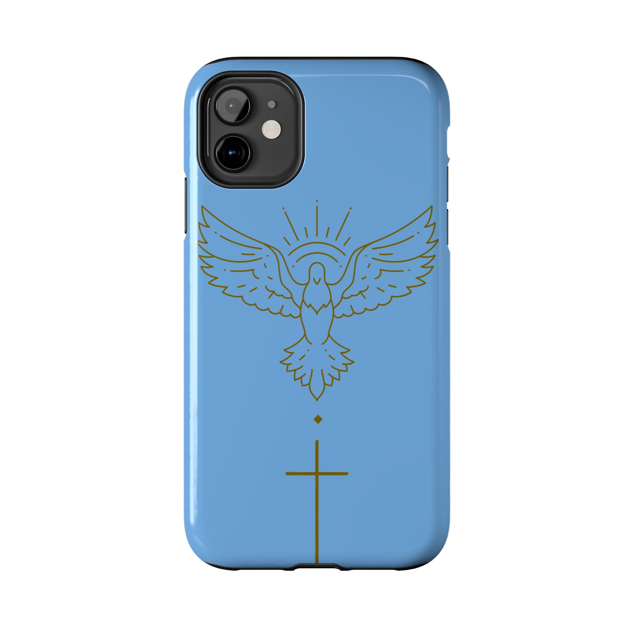 Dove & Cross Tough Phone Case — Inspirational Christian Religious Phone Cover