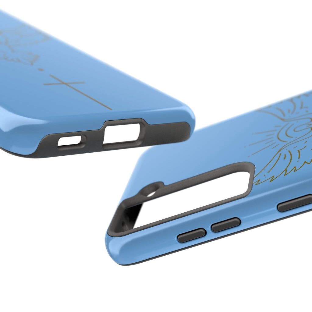 Dove & Cross Tough Phone Case — Inspirational Christian Religious Phone Cover