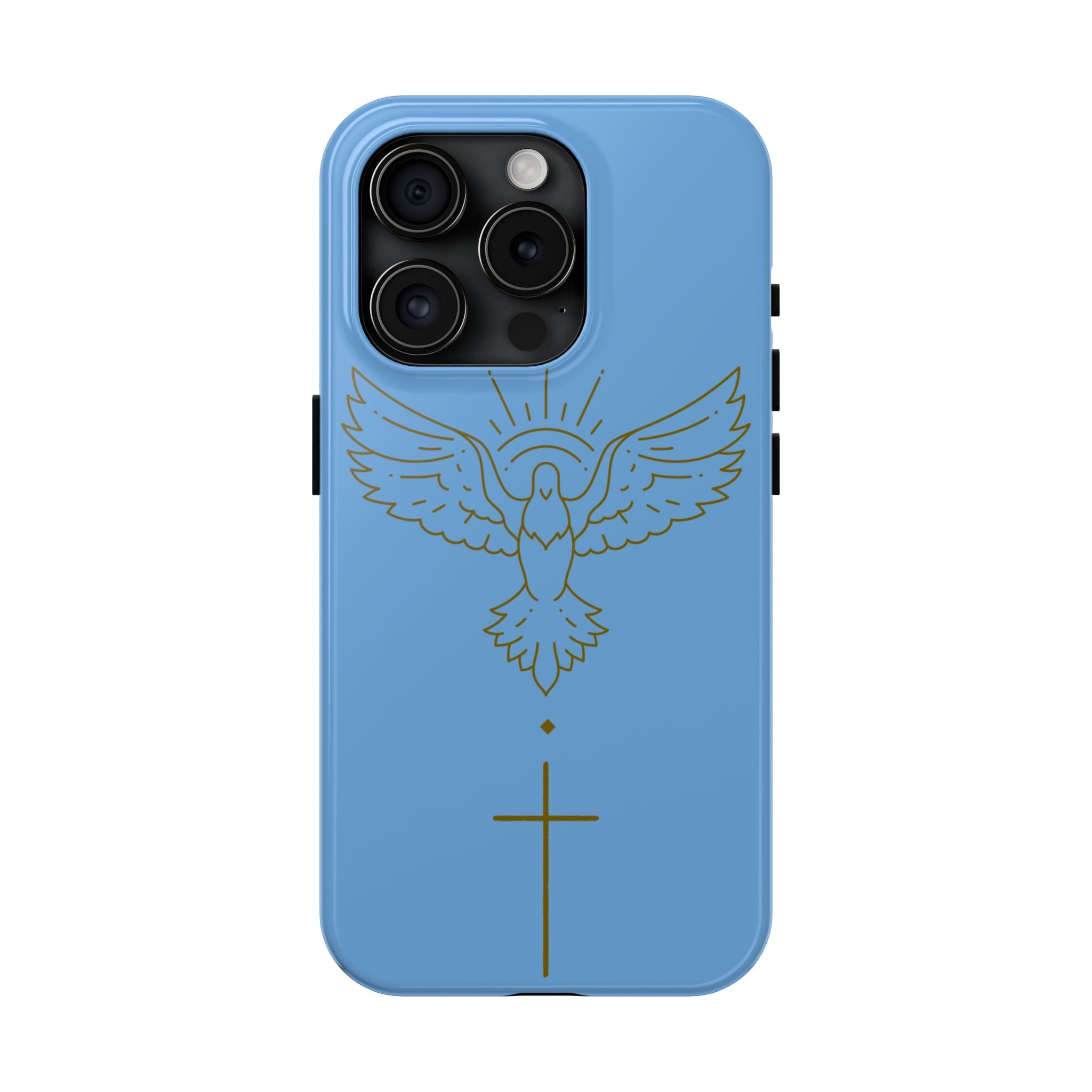 Dove & Cross Tough Phone Case — Inspirational Christian Religious Phone Cover