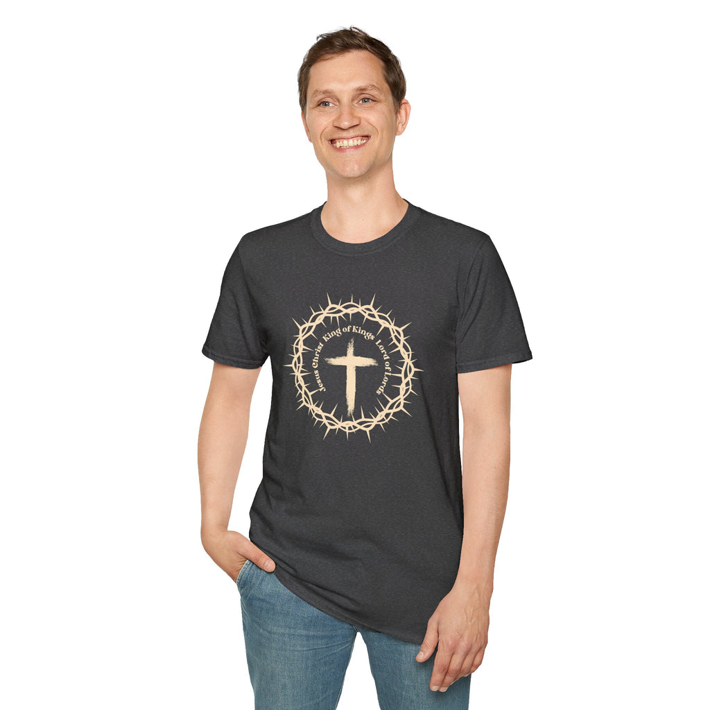 Christian Cross T-Shirt — Crown of Thorns Faith Tee