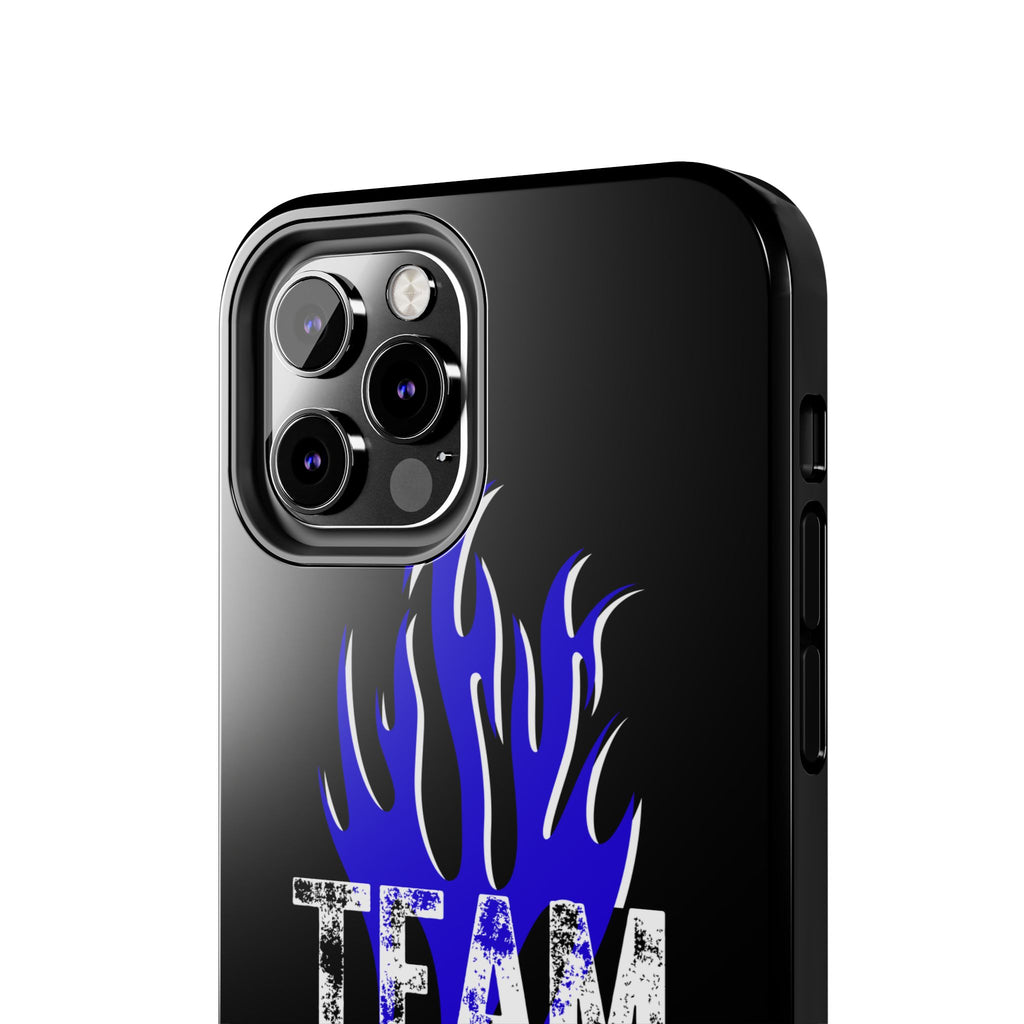 Team Jesus Phone Case — Blue Flame Christian Protective Case