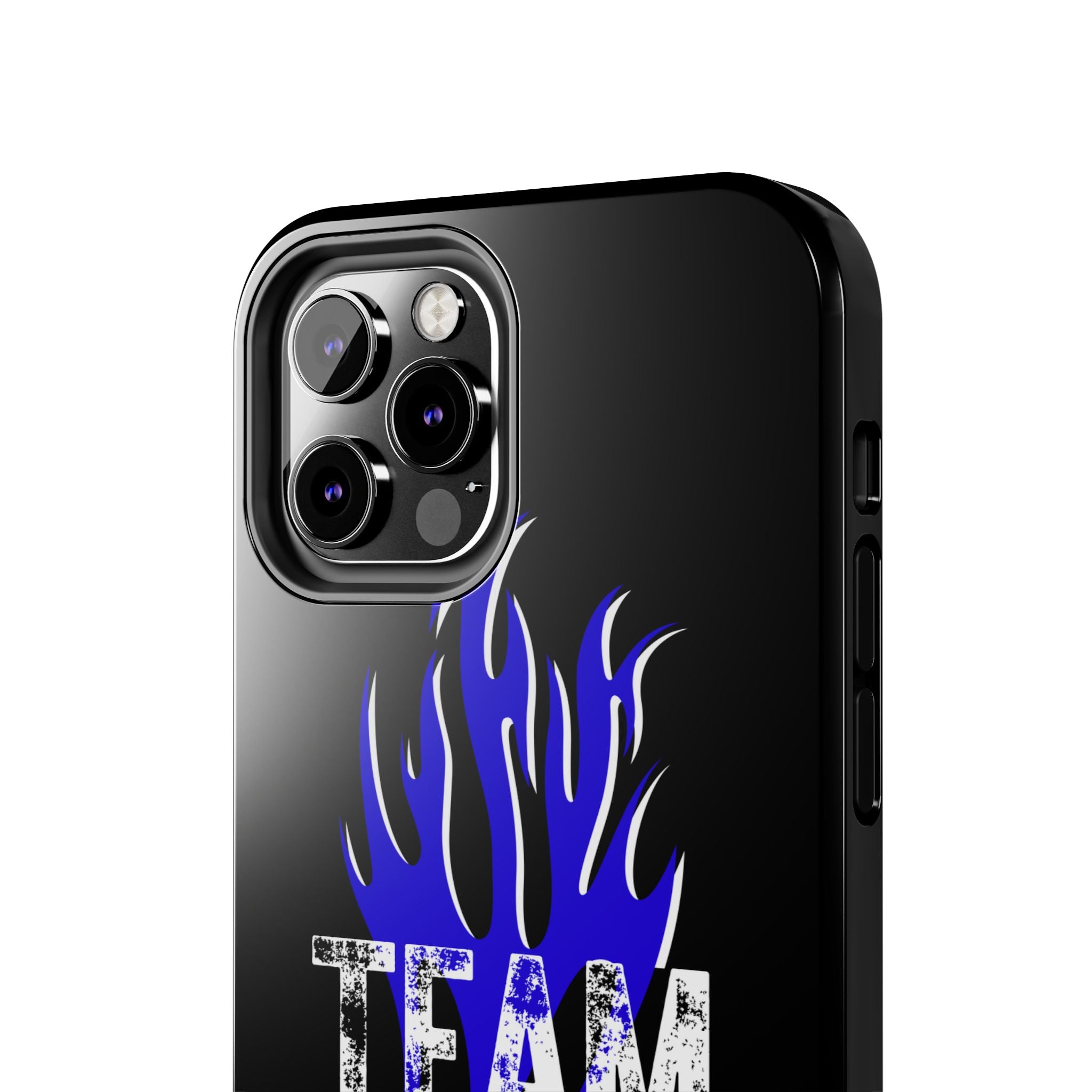 Team Jesus Phone Case — Blue Flame Christian Protective Case