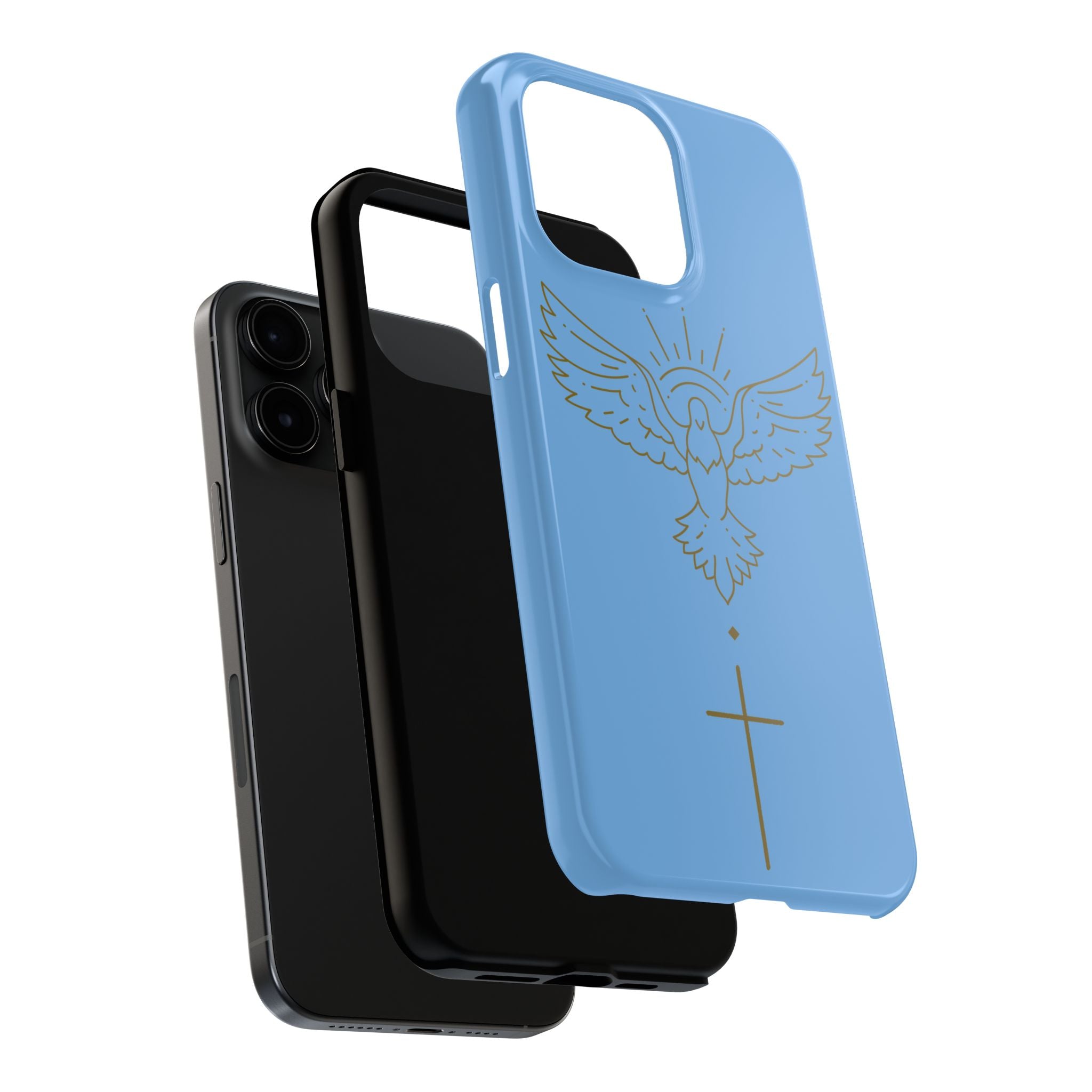 Dove & Cross Tough Phone Case — Inspirational Christian Religious Phone Cover