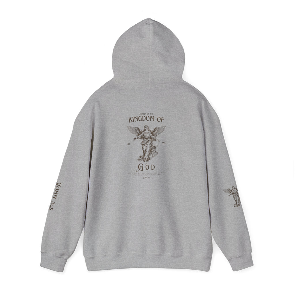 Kingdom of God Hoodie – 'Member of the Kingdom' Christian Faith Pullover
