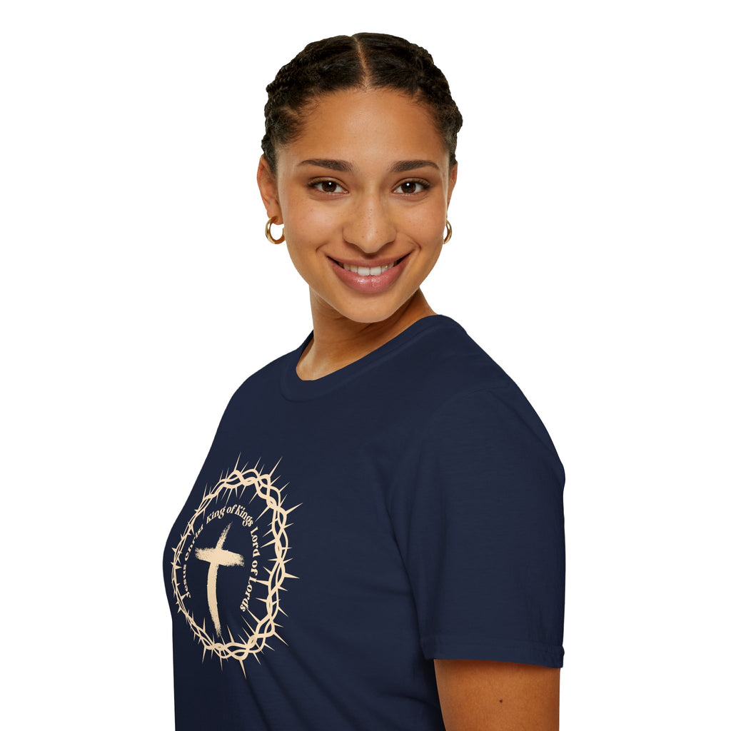 Christian Cross T-Shirt — Crown of Thorns Faith Tee