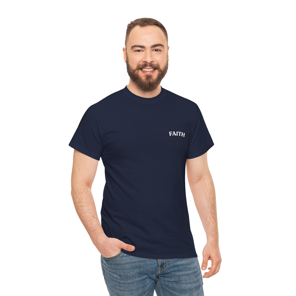 Faith Emoji Tee — “Walk by faith not by sight” Christian Graphic T-Shirt