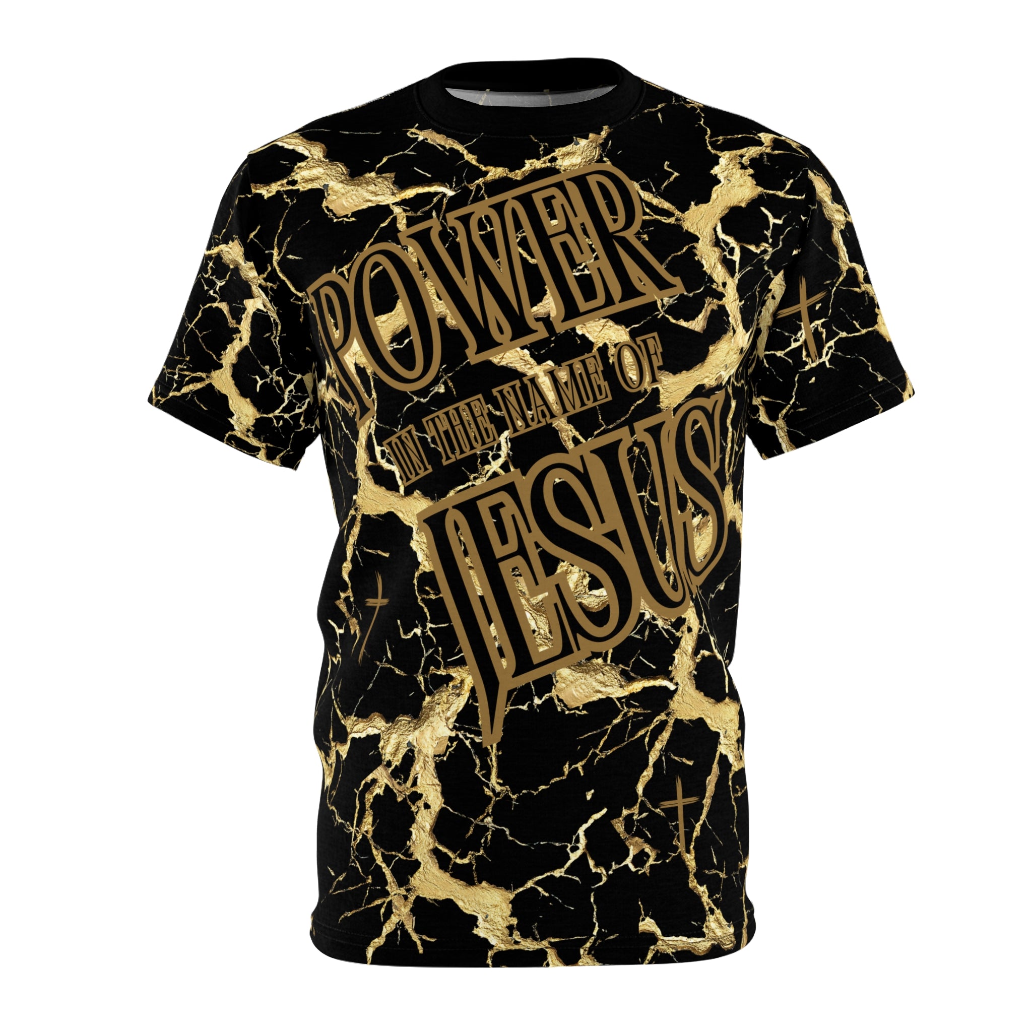 Power In The Name of Jesus Marble Tee