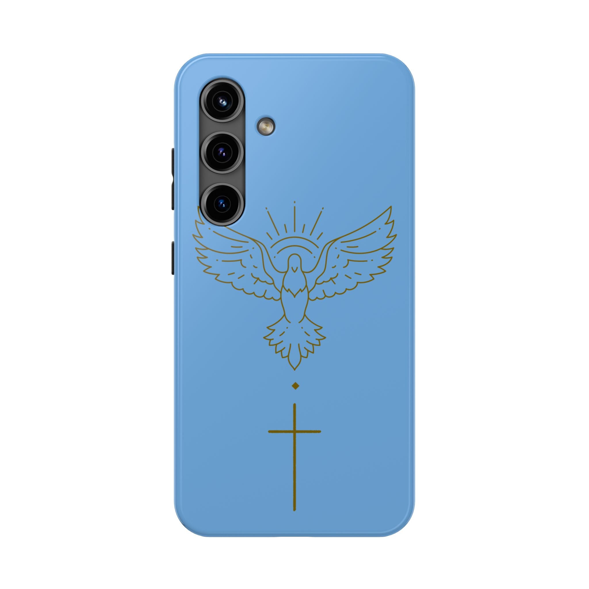 Dove & Cross Tough Phone Case — Inspirational Christian Religious Phone Cover