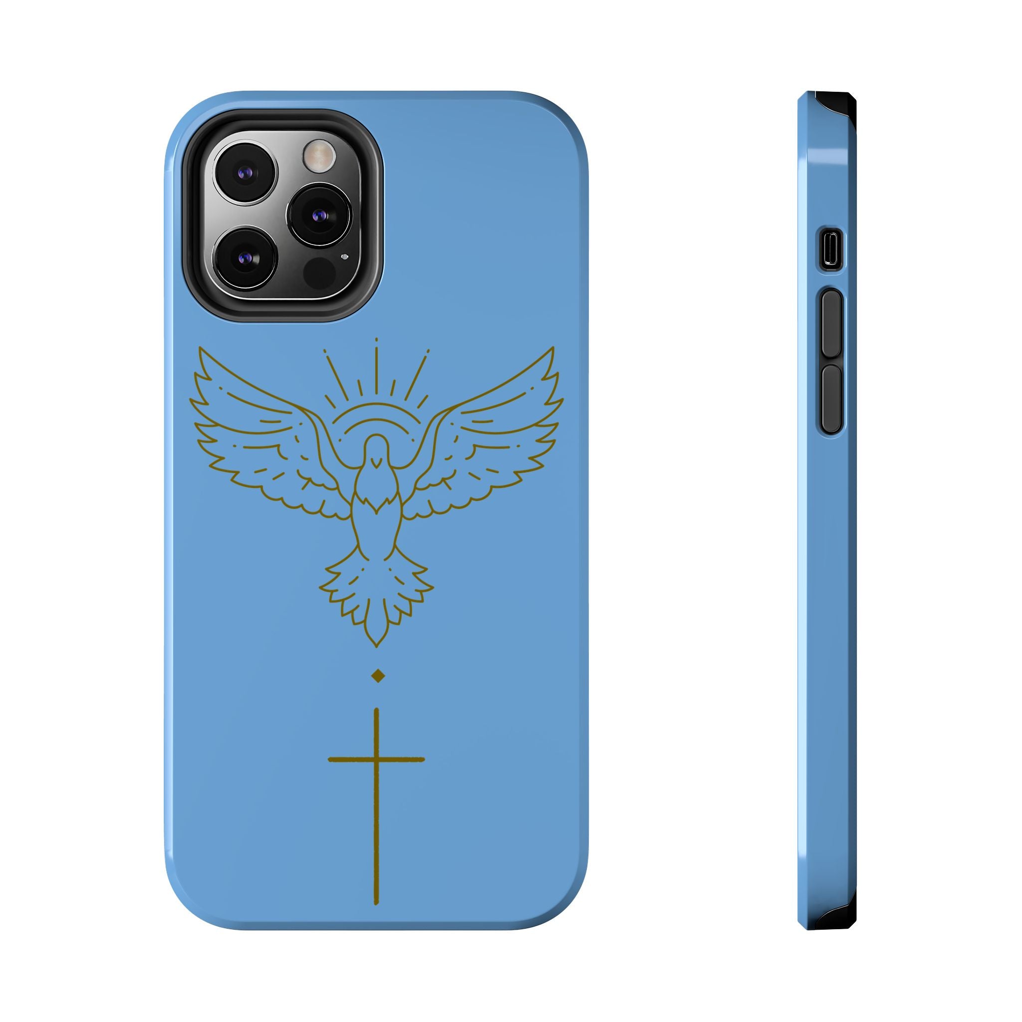 Dove & Cross Tough Phone Case — Inspirational Christian Religious Phone Cover