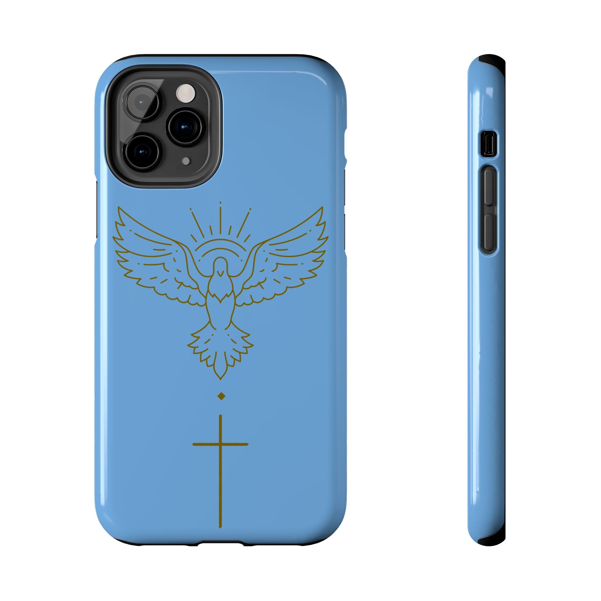 Dove & Cross Tough Phone Case — Inspirational Christian Religious Phone Cover