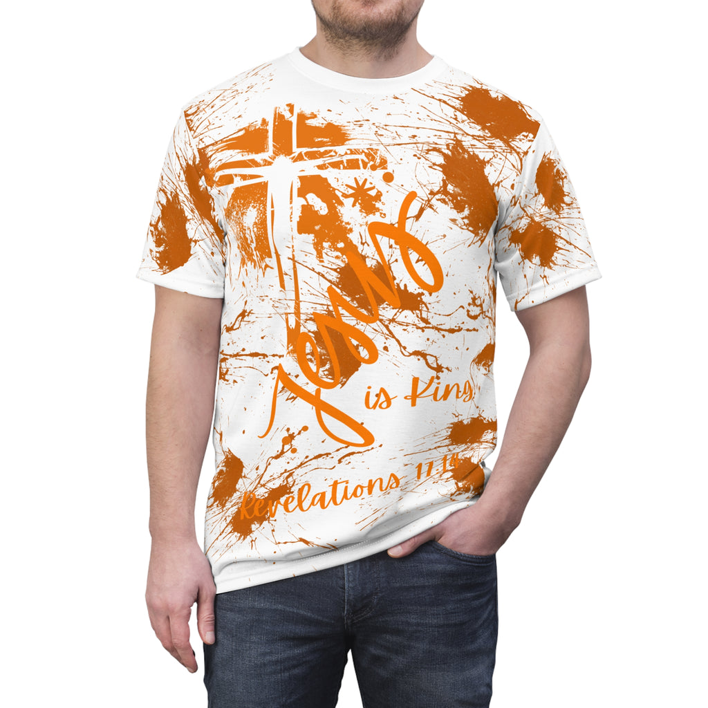 Jesus Is King Tee — Christian Cross Scripture T-Shirt (Revelations 17:14)