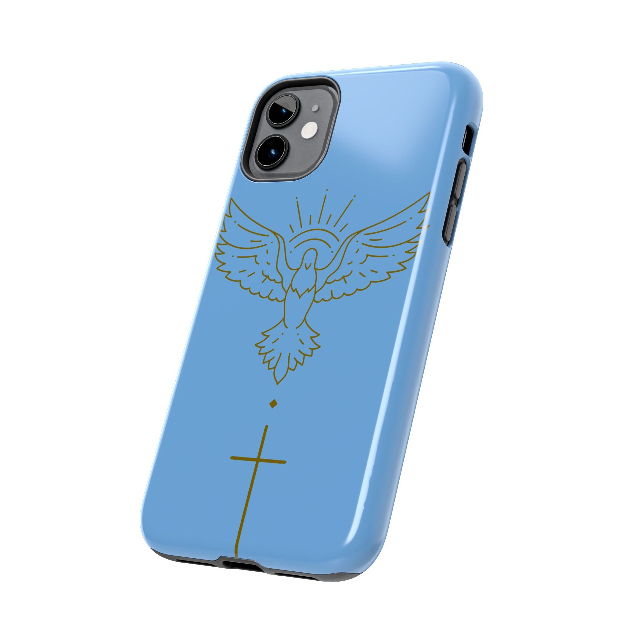 Dove & Cross Tough Phone Case — Inspirational Christian Religious Phone Cover