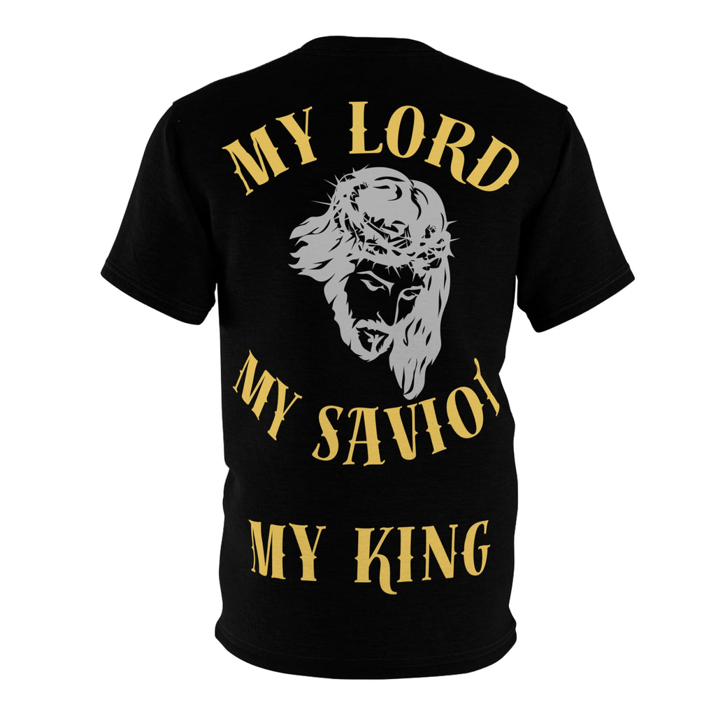 My Lord, My Savior, My King Christian Lion Cross T‑Shirt — Faith Graphic Tee