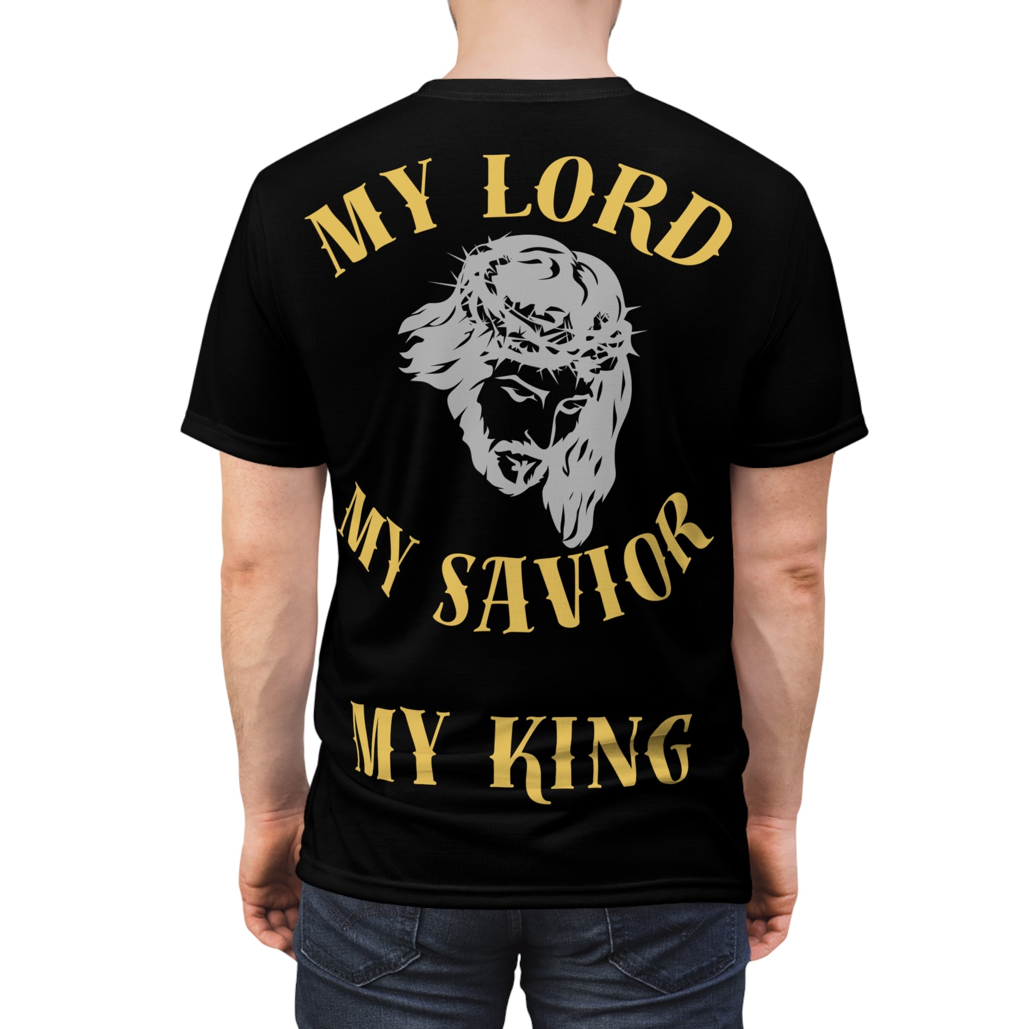My Lord, My Savior, My King Christian Lion Cross T‑Shirt — Faith Graphic Tee