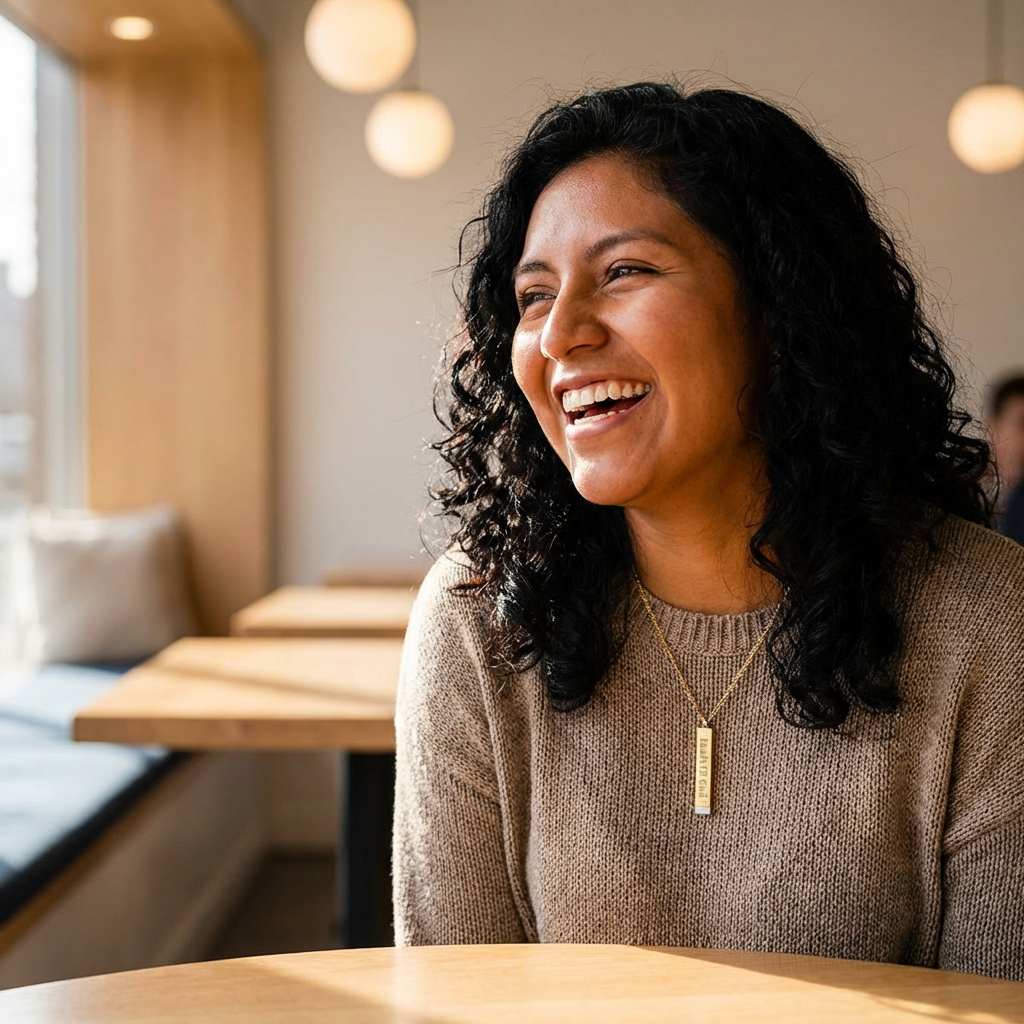 Hidden Message Sliding Blank Bar Necklace (Engraving) Lamb of God/Sins of the World