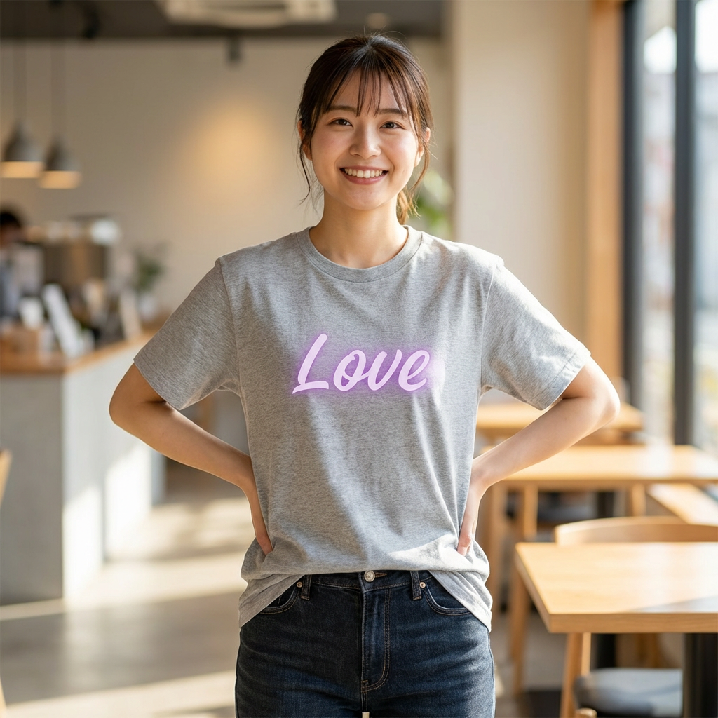 Love Purple Scripture Tee — "Love is patient and kind" Christian T-Shirt