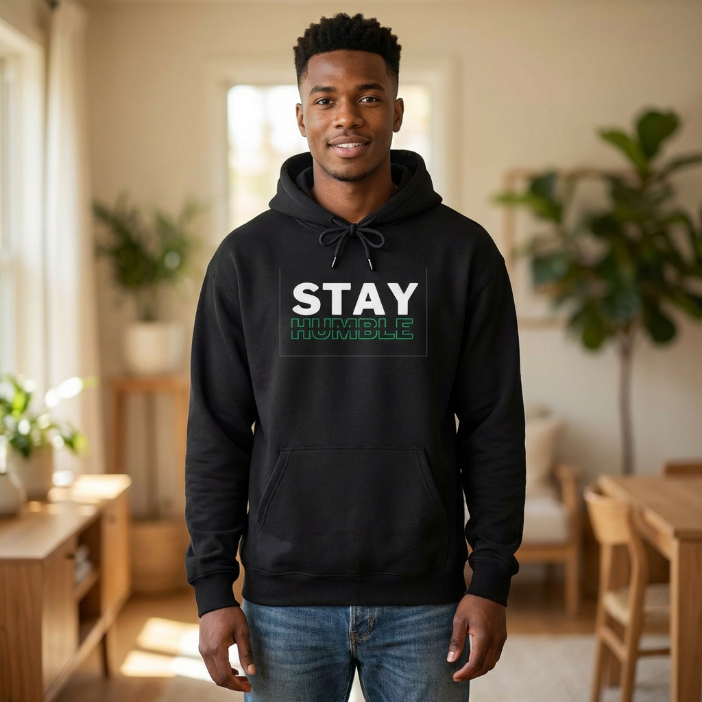 Stay Humble Hoodie — "Stay Humble" Motivational Pullover Sweatshirt