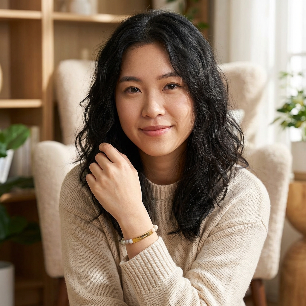 Engraved Natural Stone Stretch Bracelet — Personalized Bar Bead Bracelet ("Jesus Loves")