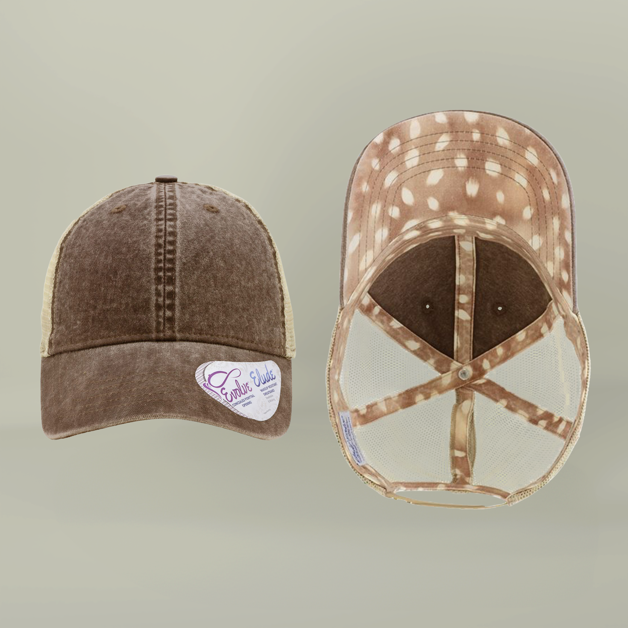 Jesus is My Vibe Women's Washed Mesh-Back Cap