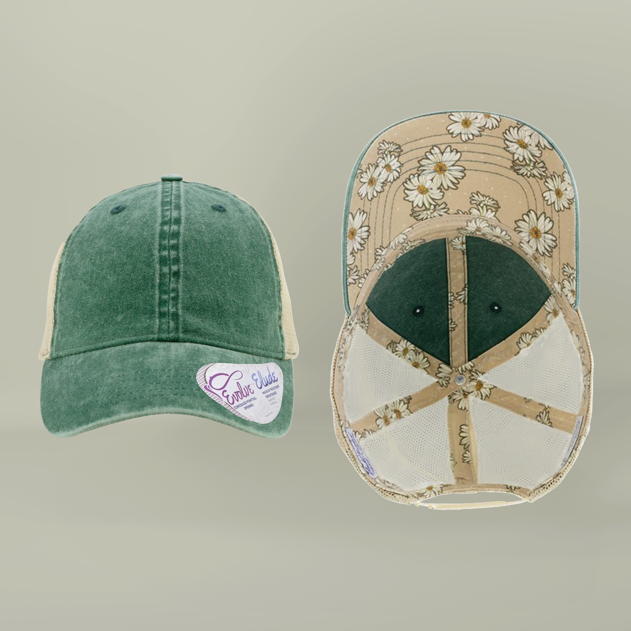 Jesus is My Vibe Women's Washed Mesh-Back Cap