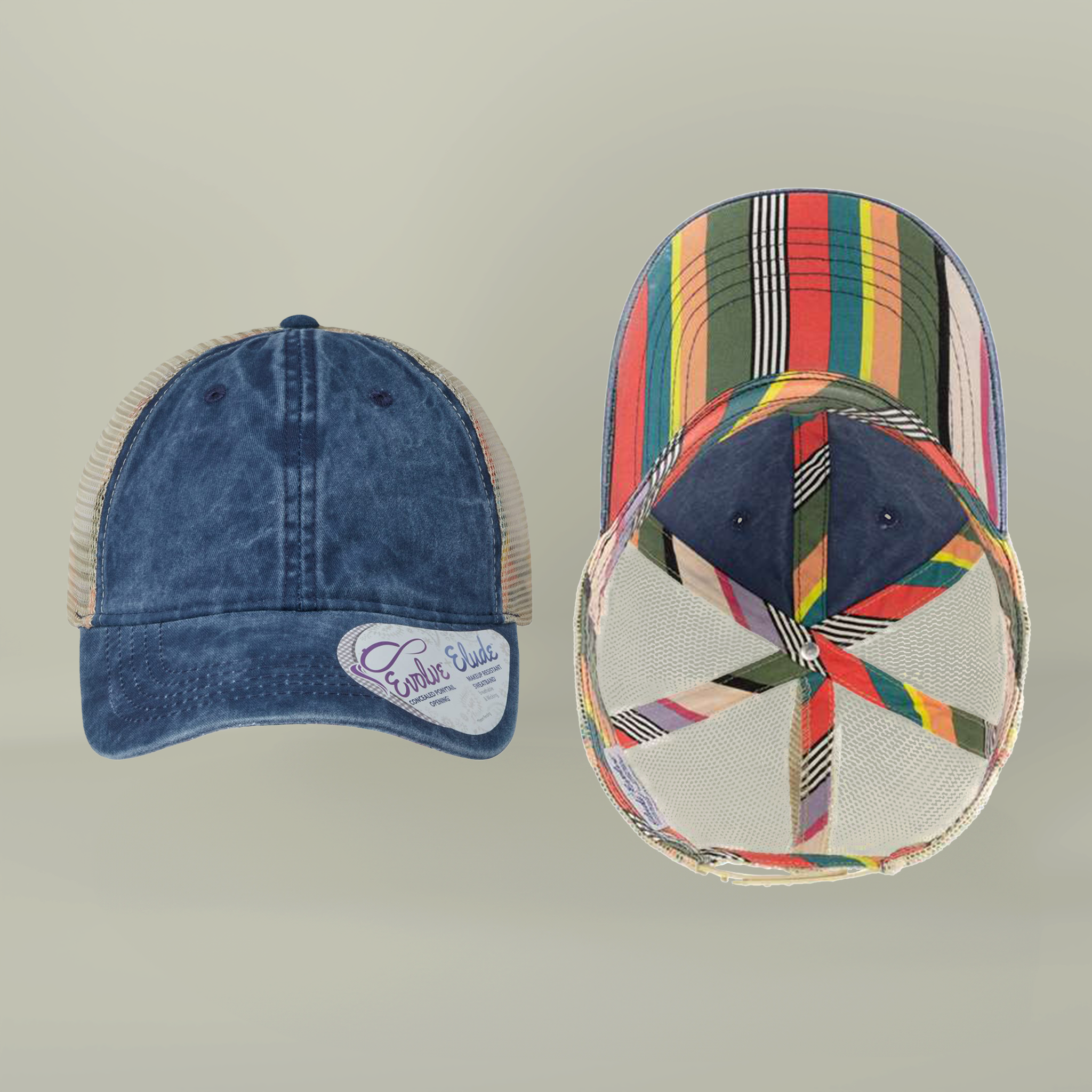 Jesus is My Vibe Women's Washed Mesh-Back Cap