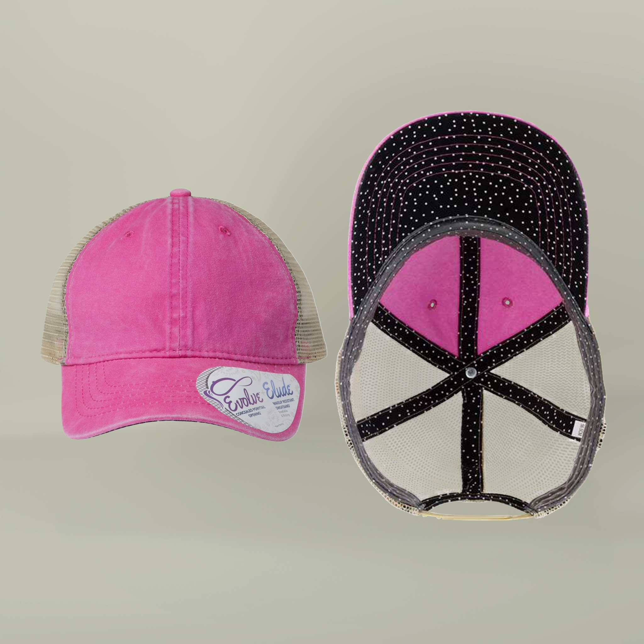 Jesus is My Vibe Women's Washed Mesh-Back Cap