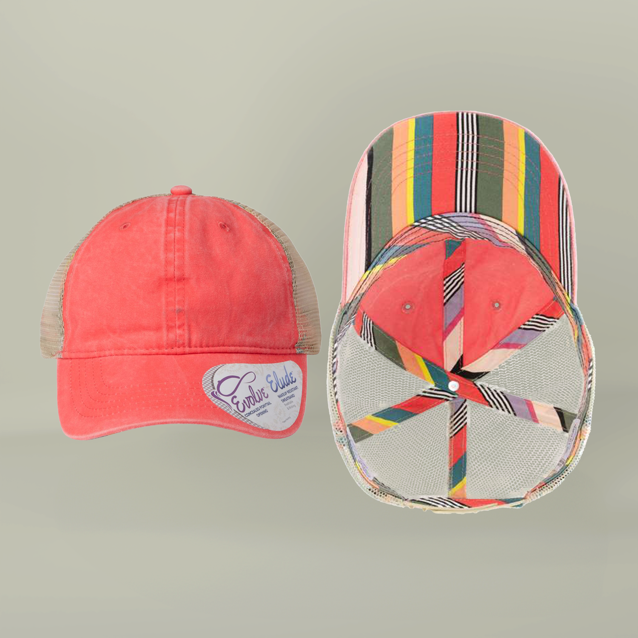 Jesus is My Vibe Women's Washed Mesh-Back Cap