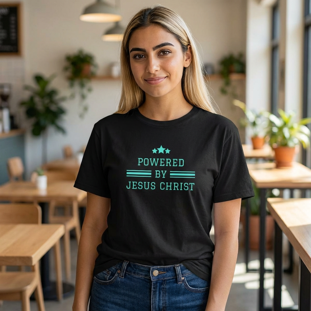 Powered by Jesus Christ T-Shirt