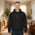 Christian Hoodie — "Spread Jesus" Gold Cross Pullover