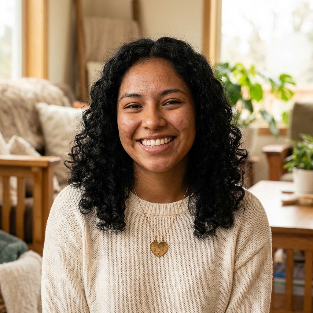 Engraved Break-Apart Heart Necklace Set — "Jesus Christ" Matching Friendship Pendant