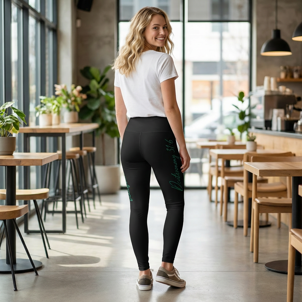 Christian High-Waisted Leggings — Praise the Lord, Deuteronomy 31:6