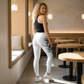 Jesus Is My Vibe High-Waisted Leggings — Cross Graphic