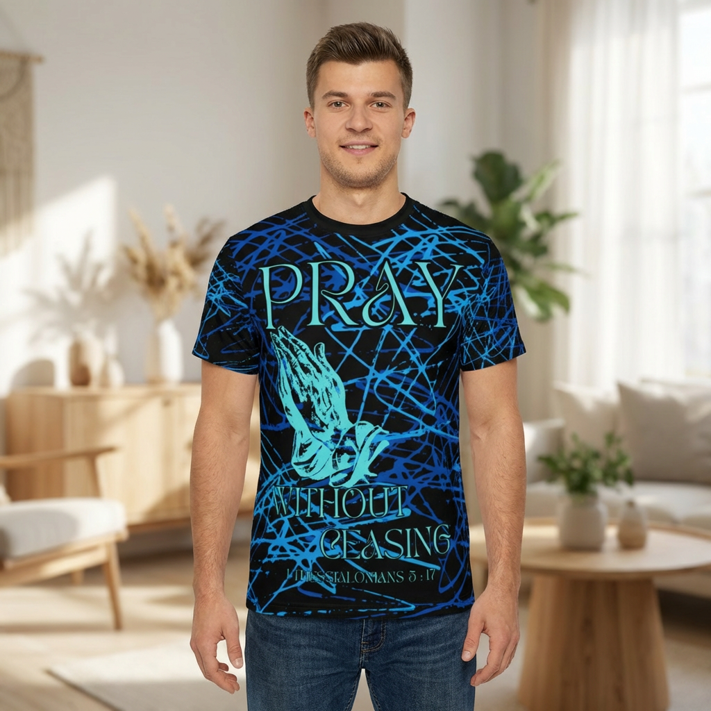 Pray Without Ceasing Tee — Christian Faith Graphic T-Shirt