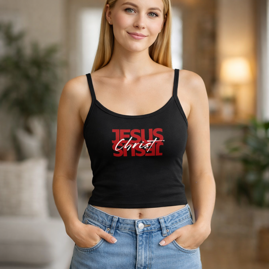 Jesus Christ Red Script Tank