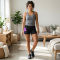 Women's Christian 'Team Jesus' AOP Active Shorts — Faith Graphic Shorts