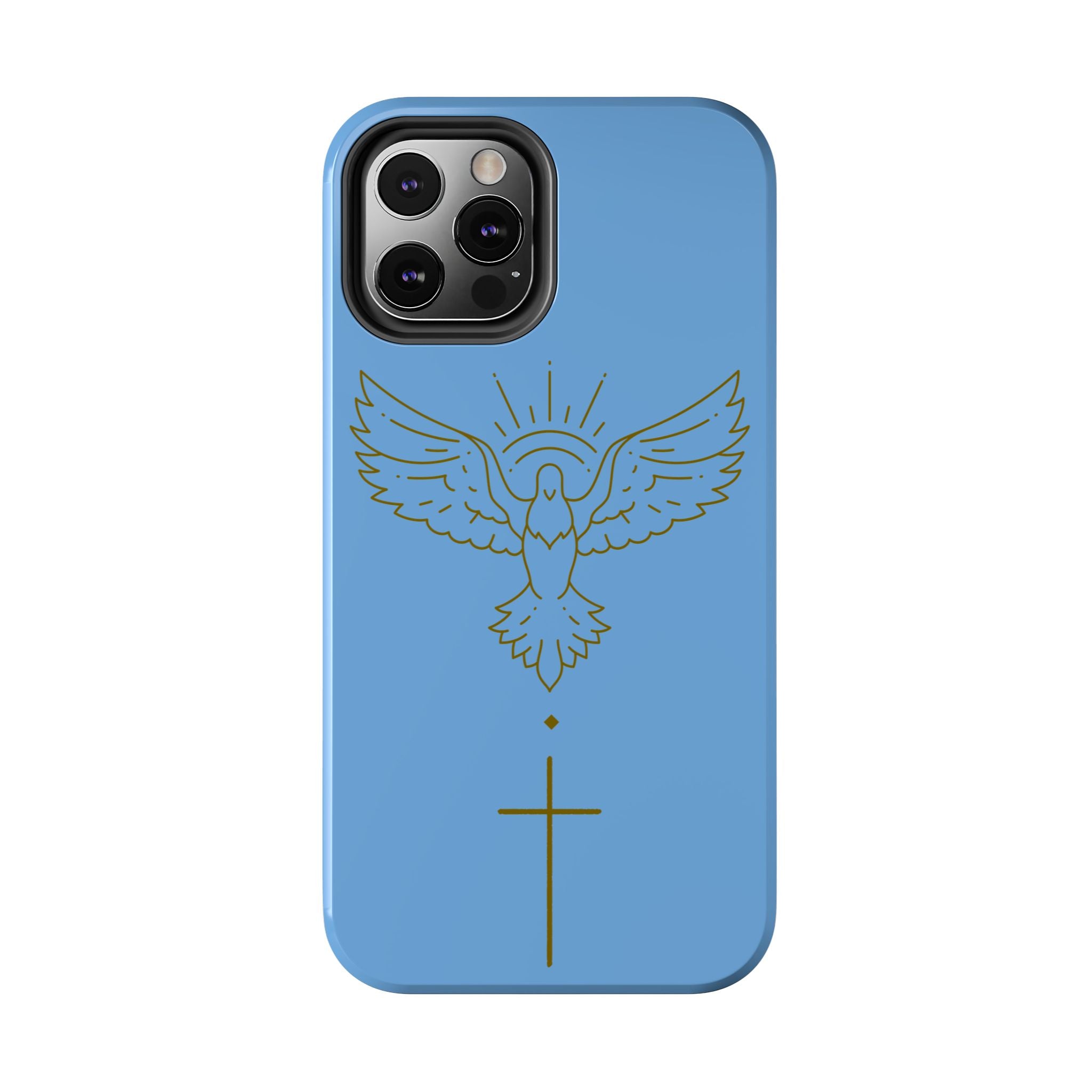 Dove & Cross Tough Phone Case — Inspirational Christian Religious Phone Cover