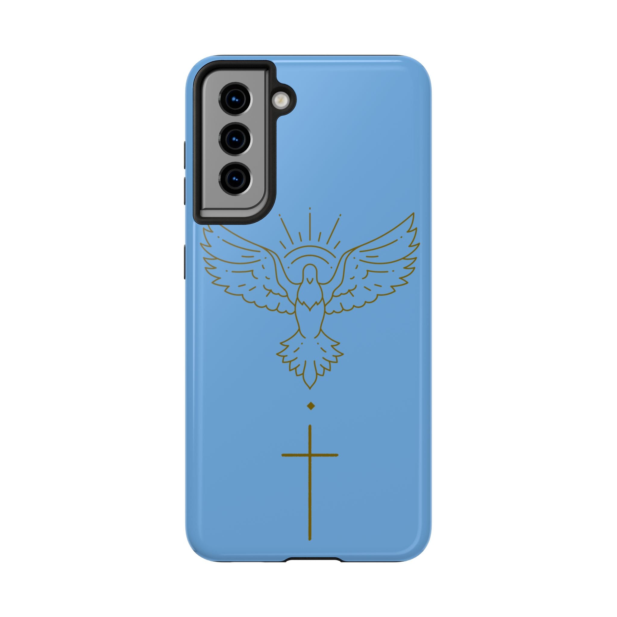 Dove & Cross Tough Phone Case — Inspirational Christian Religious Phone Cover