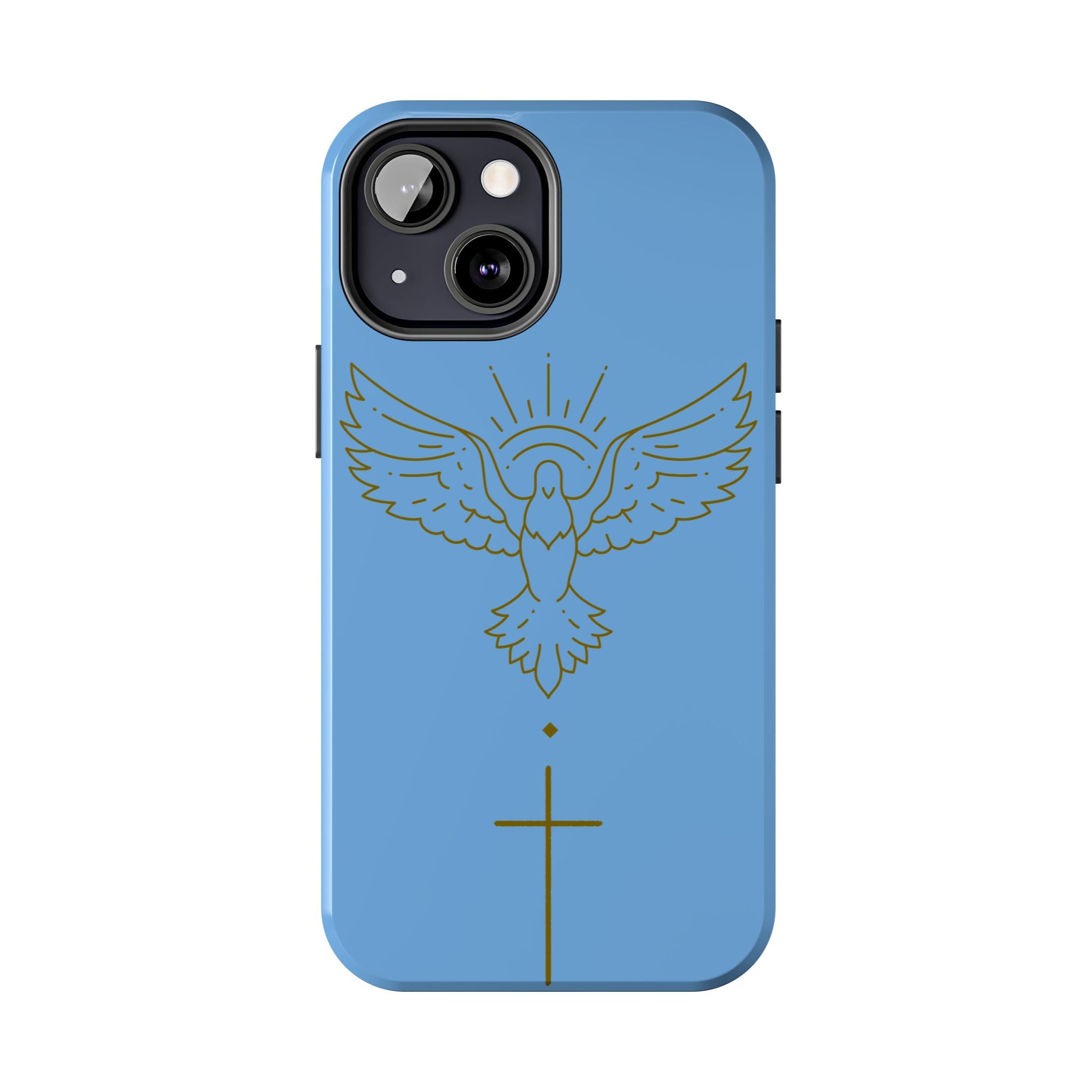 Dove & Cross Tough Phone Case — Inspirational Christian Religious Phone Cover