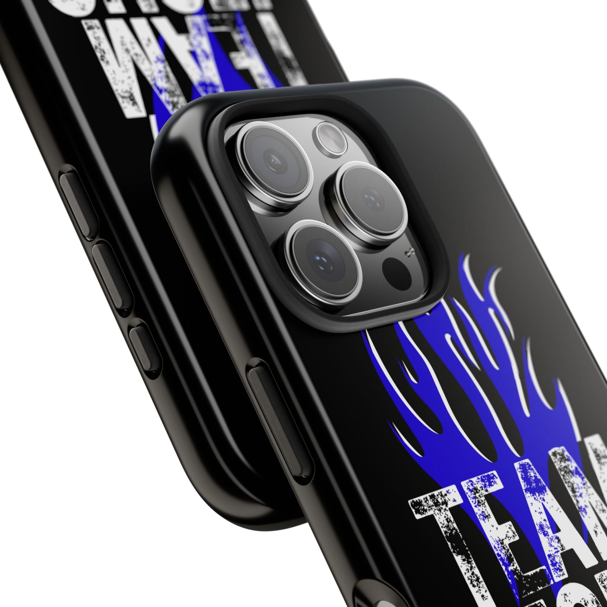 Team Jesus Phone Case — Blue Flame Christian Protective Case