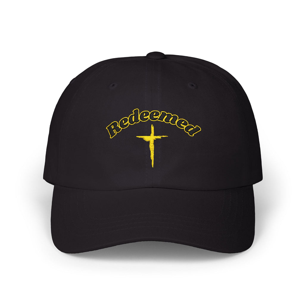 Redeemed Cross Dad Cap — Christian Baseball Hat