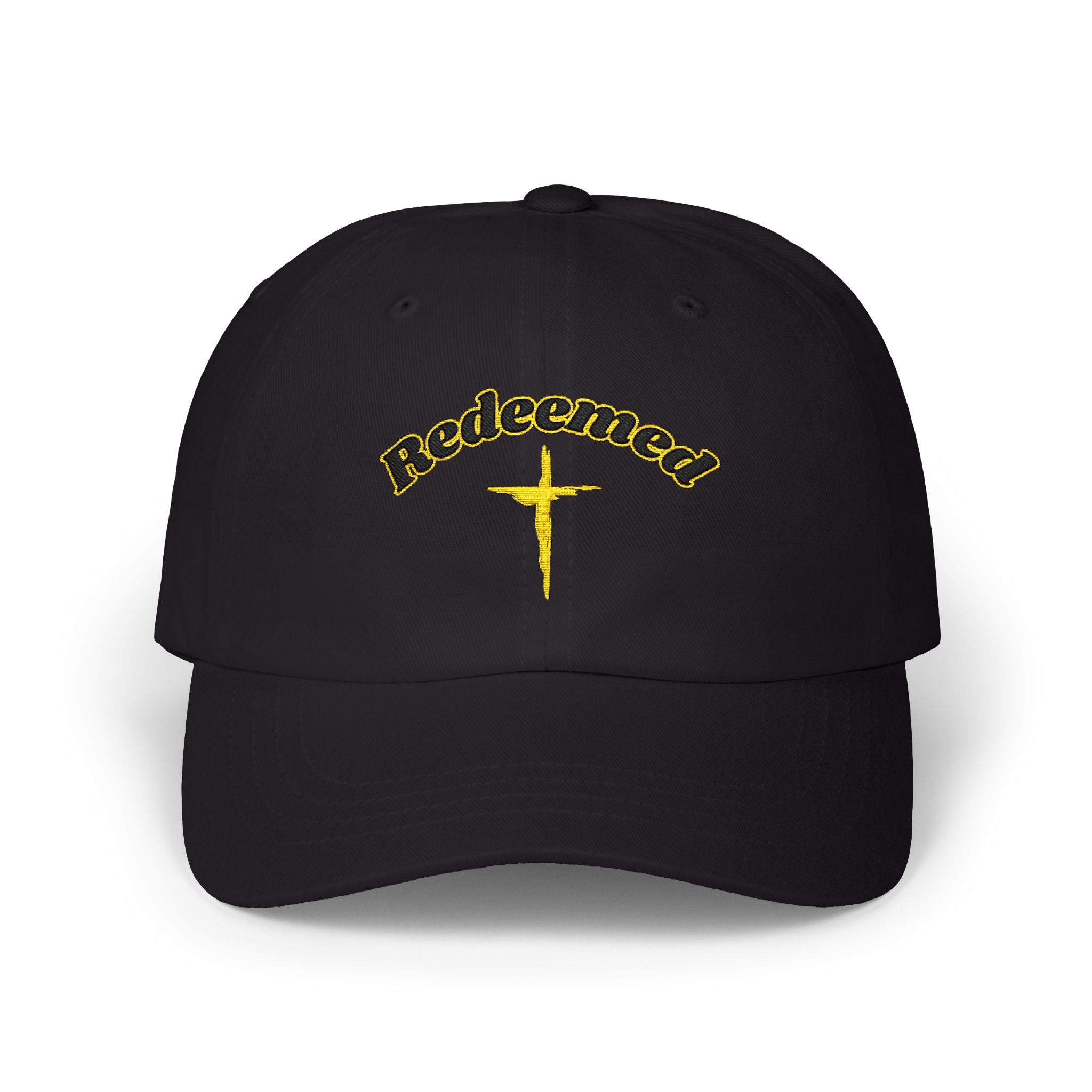 Redeemed Cross Dad Cap — Christian Baseball Hat
