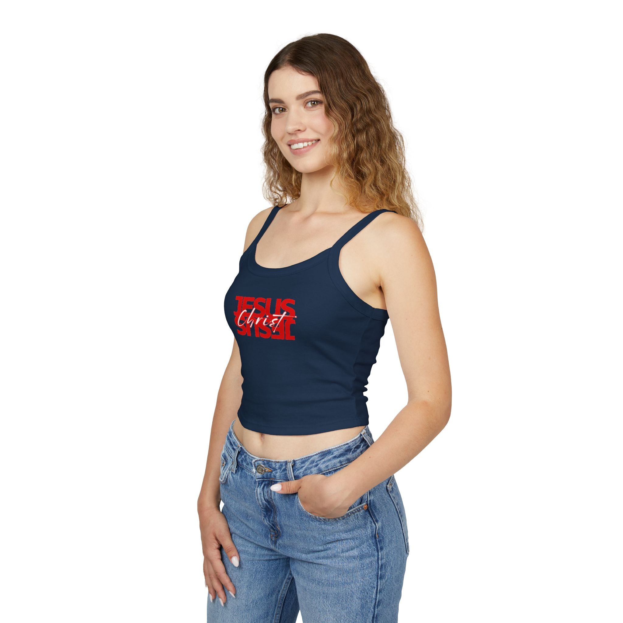 Jesus Christ Red Script Tank