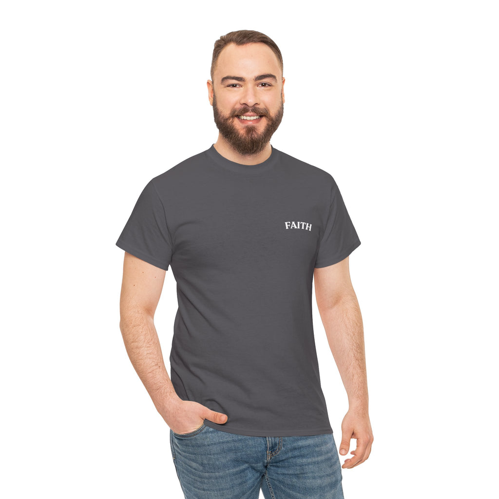 Faith Emoji Tee — “Walk by faith not by sight” Christian Graphic T-Shirt