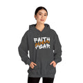 Faith Over Fear Hoodie — Christian Psalms 118:6 Cross Heart Sweatshirt