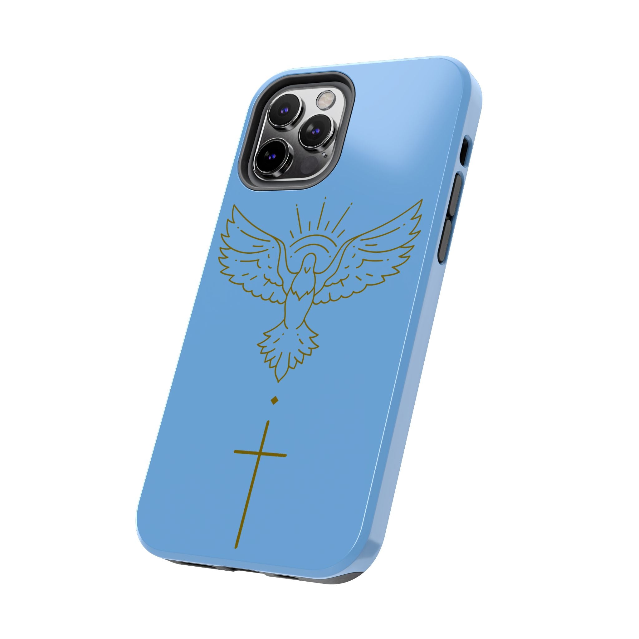 Dove & Cross Tough Phone Case — Inspirational Christian Religious Phone Cover