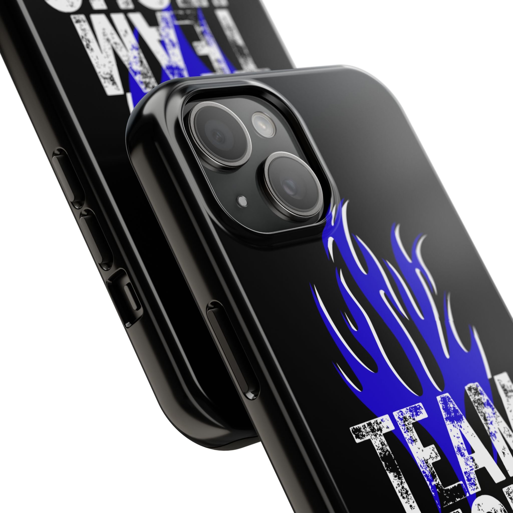 Team Jesus Phone Case — Blue Flame Christian Protective Case