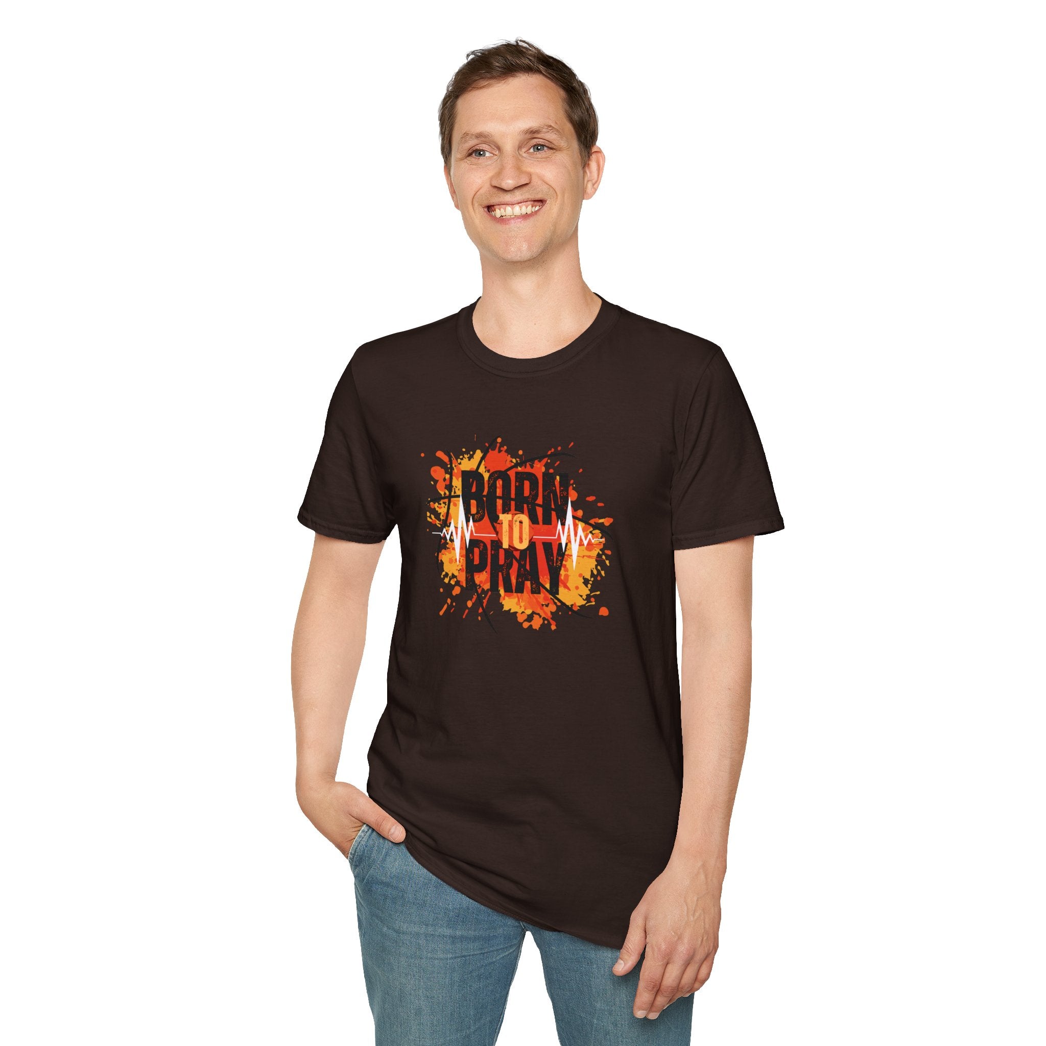 Born to Pray T-Shirt — Pray Without Ceasing Inspirational Tee