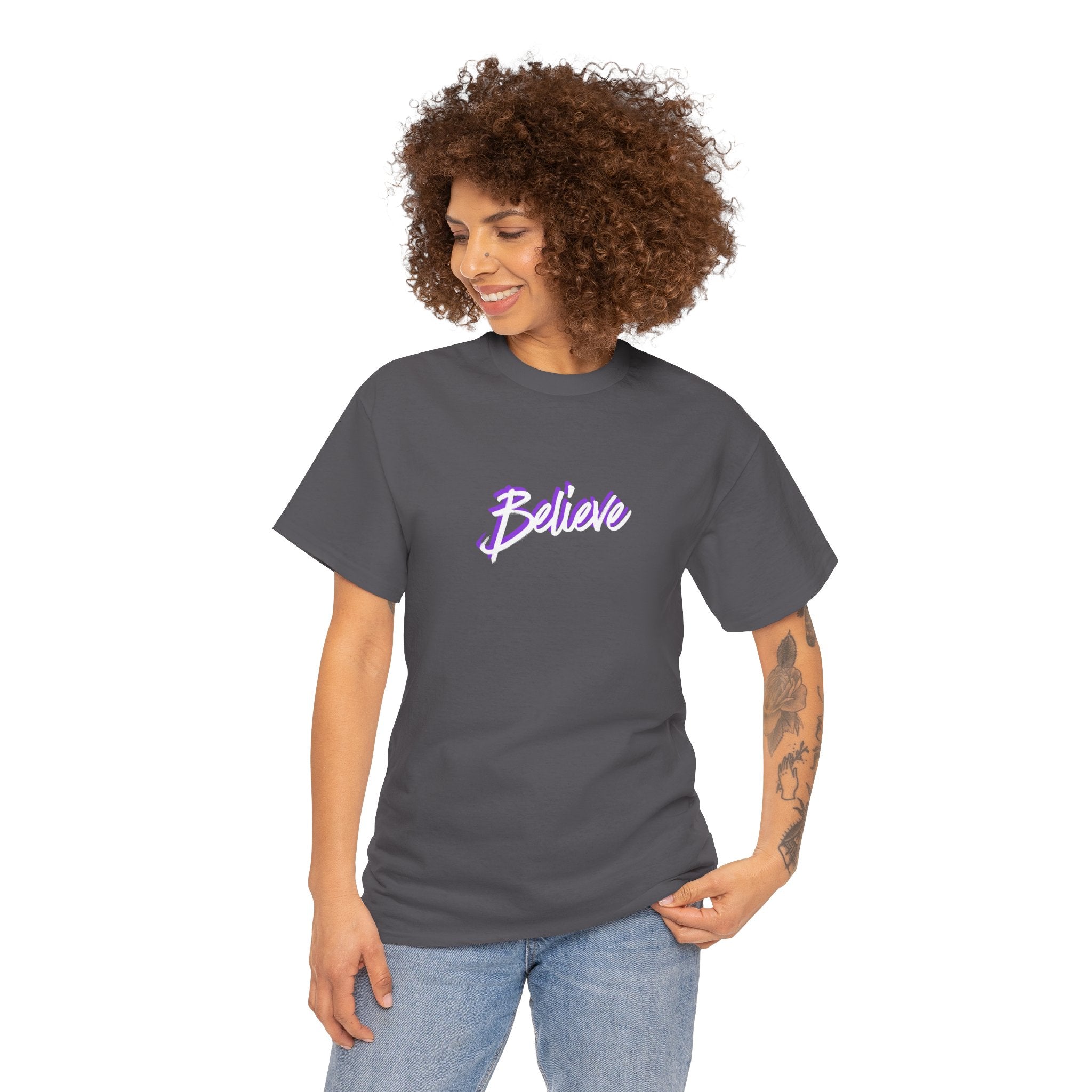 Believe Script Tee — "Believe in the Lord Jesus" Christian Faith T‑Shirt