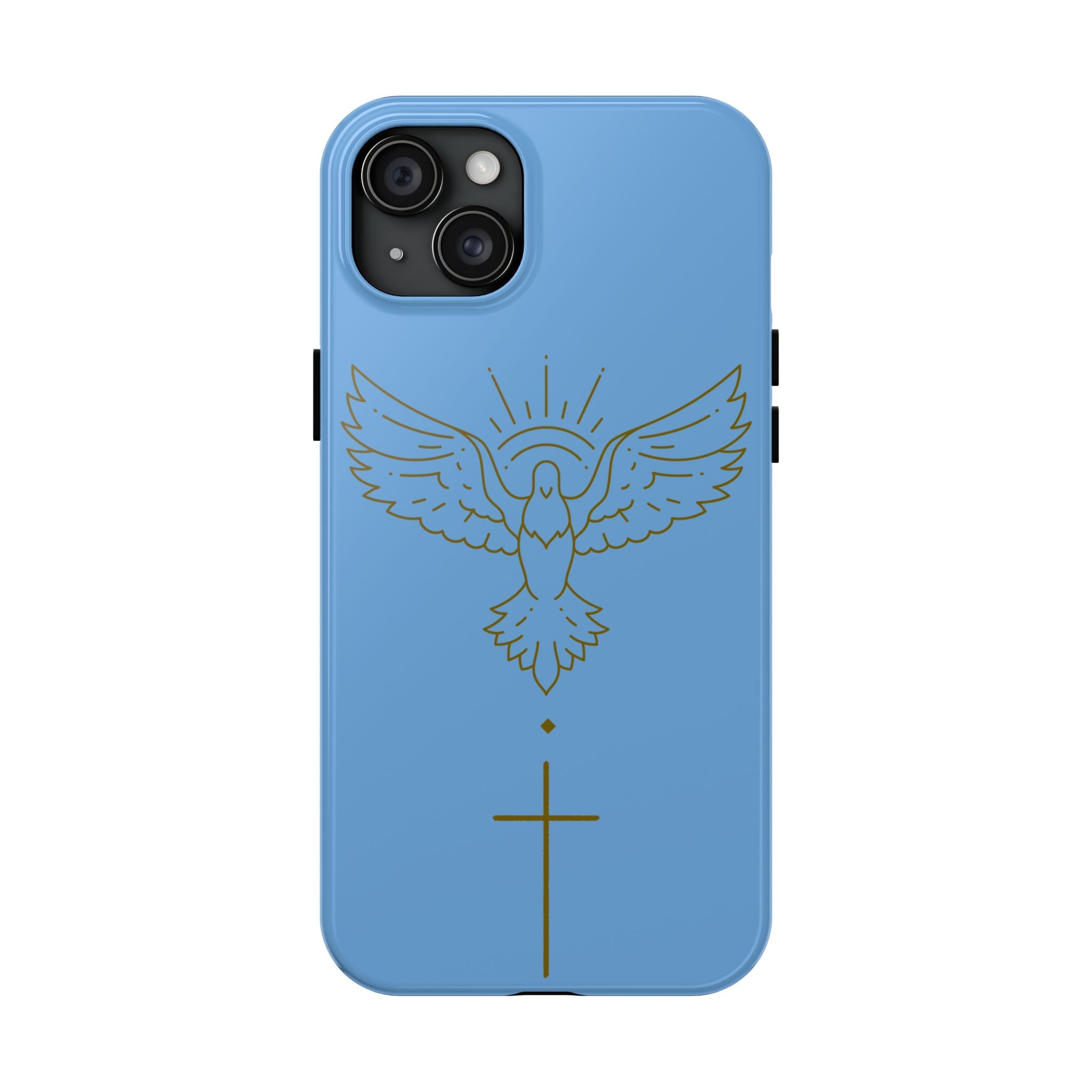 Dove & Cross Tough Phone Case — Inspirational Christian Religious Phone Cover